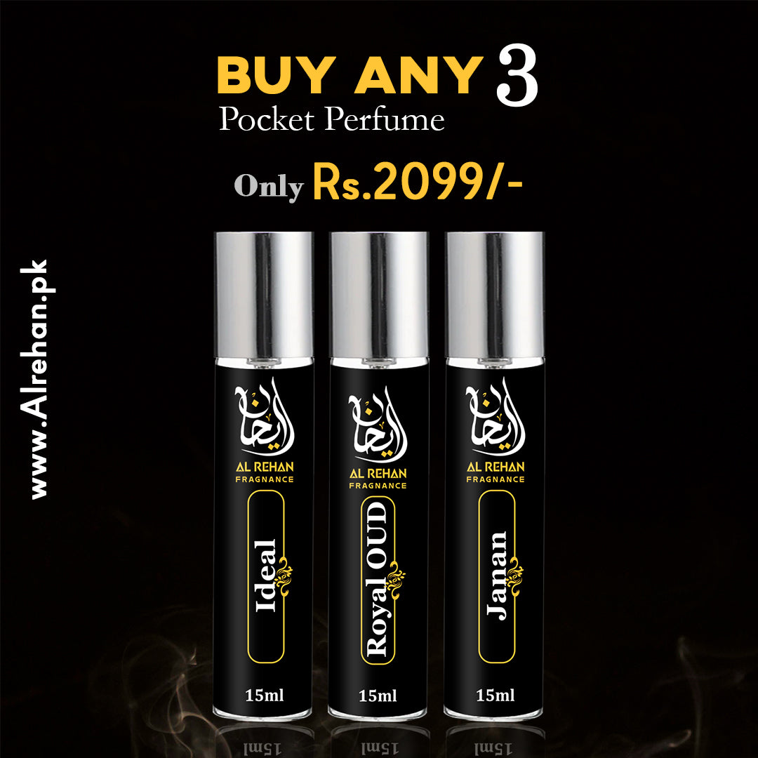 3x Pocket Perfumes Bundle - 15 ml